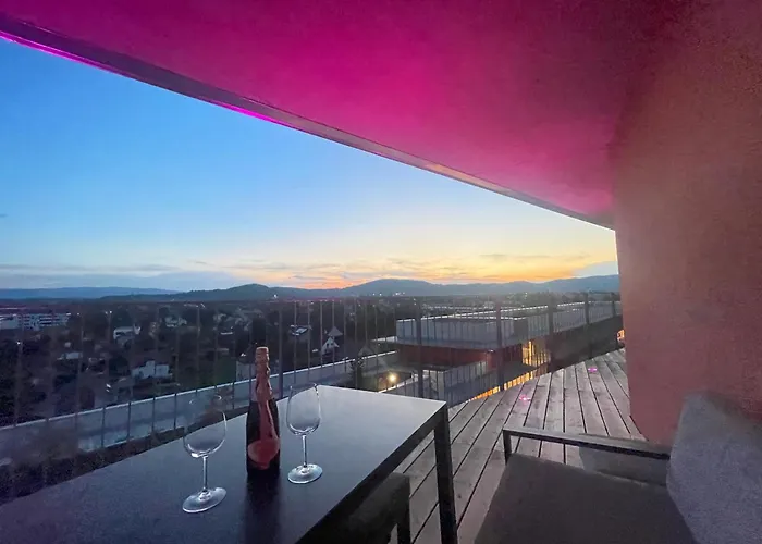 شقة 100 Qm Penthouse, Self-check-in, 2 Parkplaetze